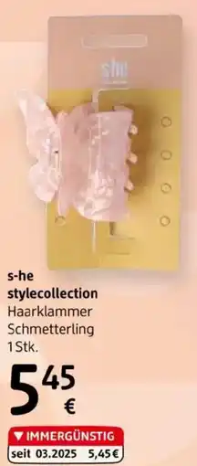 dm Haarklammer schmetterling Angebot