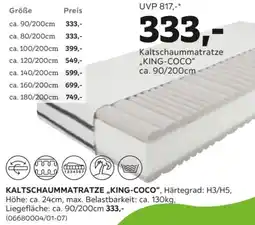 Mömax Kaltschaummatratze „king-coco Angebot