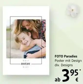 dm Foto paradies poster mit design Angebot