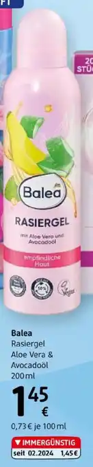 dm Rasiergel Angebot