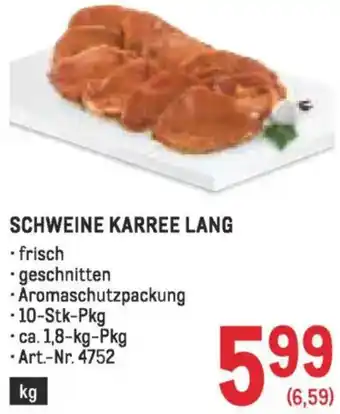 Metro Schweine karree lang Angebot