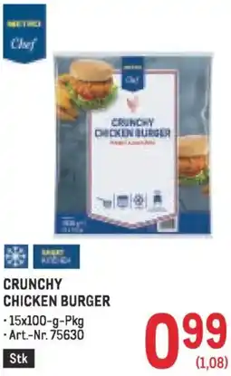 Metro Crunchy chicken burger Angebot
