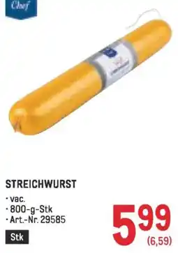 Metro Streichwurst Angebot