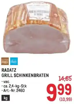 Metro Grill schinkenbraten Angebot