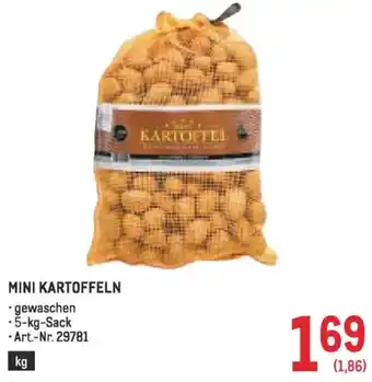 Metro Mini kartoffeln Angebot