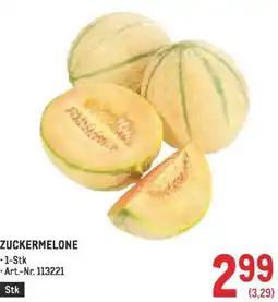 Metro Zuckermelone Angebot