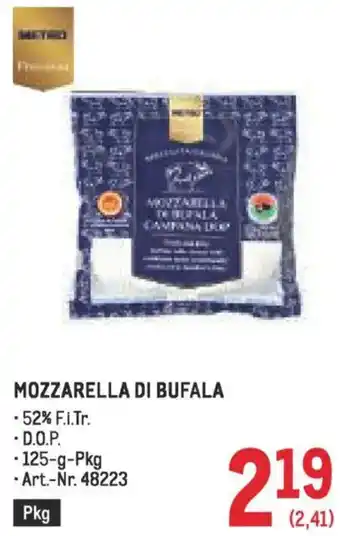 Metro Mozzarella di bufala Angebot