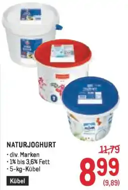 Metro Naturjoghurt Angebot