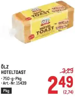Metro Hoteltoast Angebot