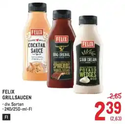 Metro Felix grillsaucen Angebot