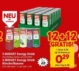 Interspar S-BUDGET Energy Drink Angebot