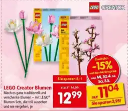 Interspar LEGO Creator Blumen Angebot