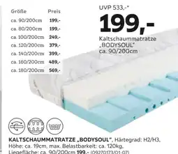 Mömax Kaltschaummatratze „bodysoul Angebot