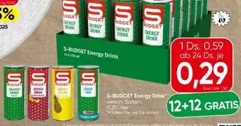 Spar S Budget Energy Drink Angebot