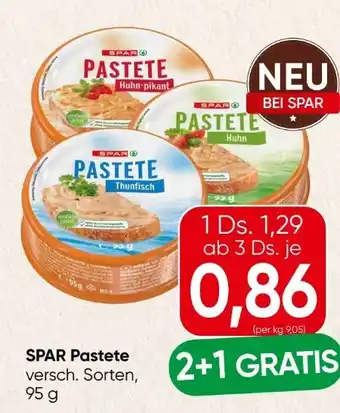 Spar Spar Pastete Angebot