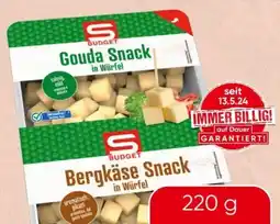 Spar S Budget Käsewürfel Angebot