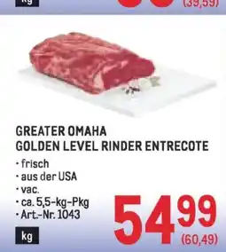 Metro Greater omaha golden level rinder entrecote Angebot