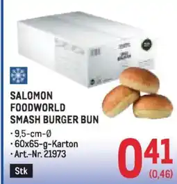 Metro Salomon foodworld smash burger bun Angebot