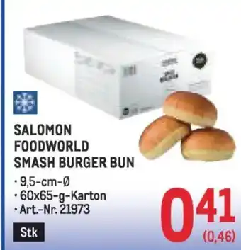 Metro Salomon foodworld smash burger bun Angebot