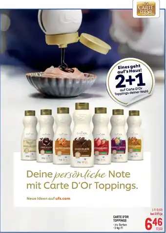 Metro Carte d'or toppings Angebot