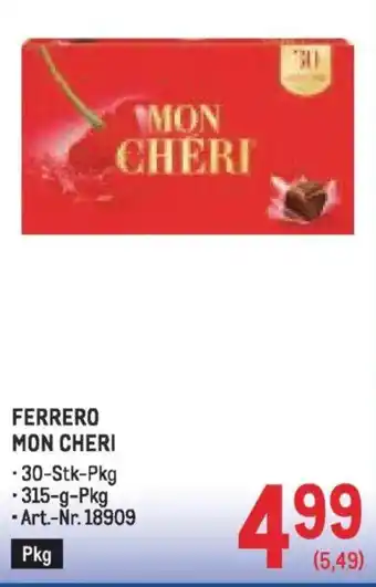 Metro Ferrero mon cheri Angebot