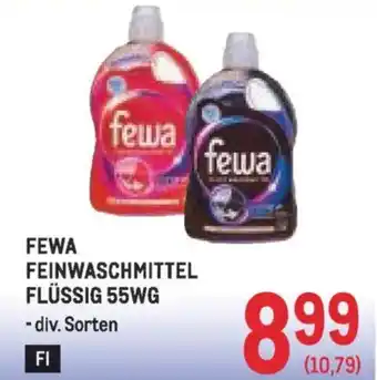 Metro Feinwaschmittel flüssig 55wg Angebot