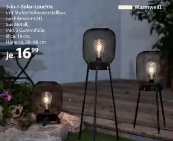 NKD 3-in-1-solar-leuchte Angebot