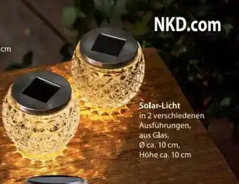 NKD Solar-tischlicht Angebot