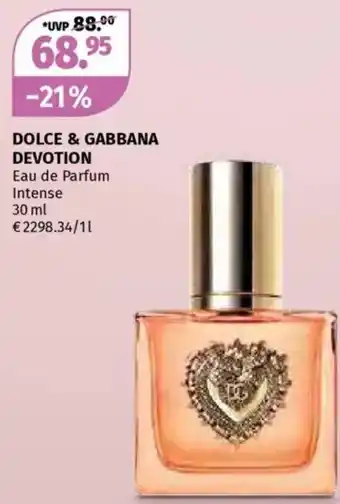 Müller Dolce & gabbana devotion Angebot