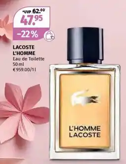 Müller Lacoste l'homme Angebot