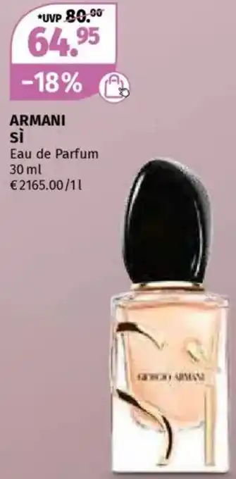Müller Armani Angebot