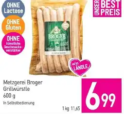 Sutterlüty Metzgerei Broger Grillwürstle Angebot