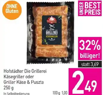 Sutterlüty Die Grillerei Käsegriller oder Griller Käse & Puszta Angebot