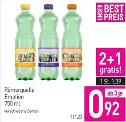 Sutterlüty Römerquelle Emotion Angebot