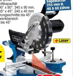 Zgonc Scheppach Zug-Kapp-Gehrungssäge HM254 Angebot