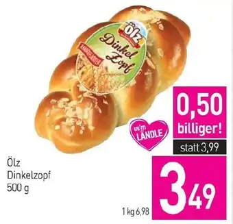 Sutterlüty Ölz Dinkelzopf Angebot