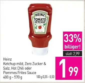 Sutterlüty Ketchup mild, zero zucker & salz, hot chili oder pommes frites sauce Angebot