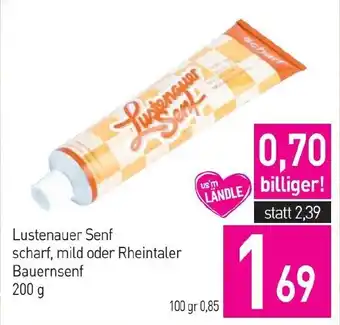 Sutterlüty Lustenauer senf scharf, mild oder rheintaler bauernsenf Angebot