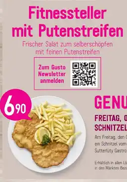 Sutterlüty Fitnessteller mit putenstreifen Angebot