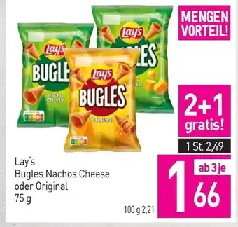 Sutterlüty Bugles nachos cheese oder original Angebot