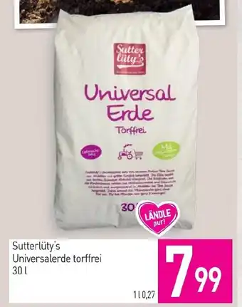 Sutterlüty Sutterlüty's universalerde torffrei Angebot