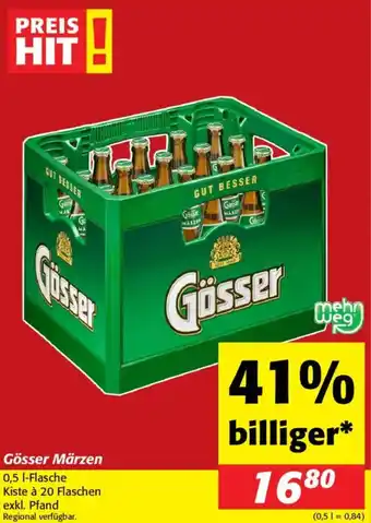 Nah&Frisch Gösser märzen Angebot
