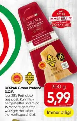 Spar DESPAR Grana Padano D.O.P Angebot