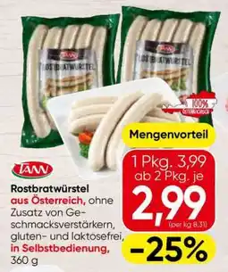Spar Rostbratwürstel Angebot