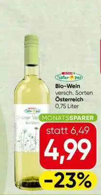 Spar Bio Wein Angebot