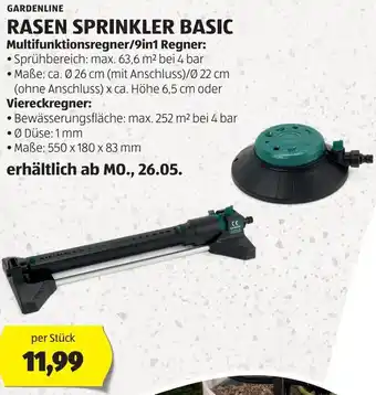 Hofer Rasen sprinkler basic Angebot