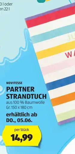 Hofer PARTNER STRANDTUCH Angebot
