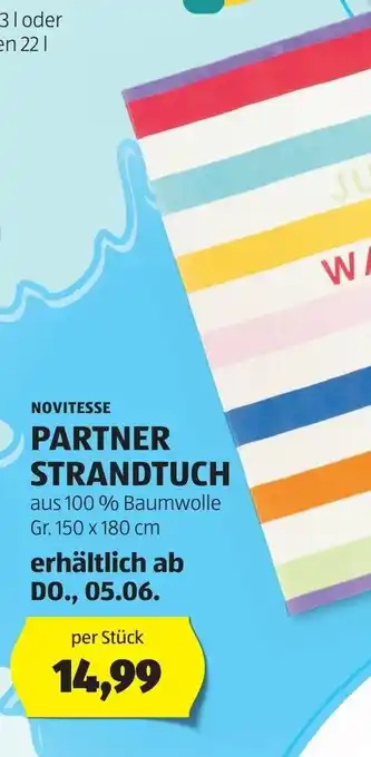 Hofer PARTNER STRANDTUCH Angebot