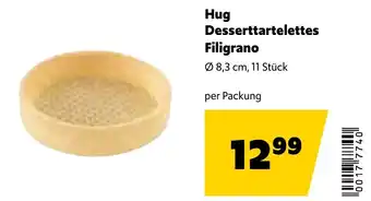 Eurogast Grissemann Hug Desserttartelettes Filigrano Angebot