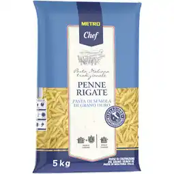 Metro Penne Rigate, Preisangabe ohne MwSt. (Preis inkl. MwSt. 7,65 €), METRO Angebot